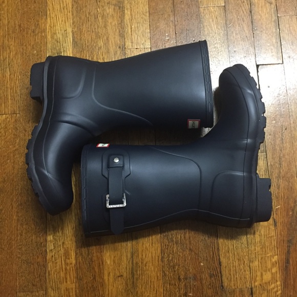 Hunter Original Short Rain Boot - Navy - Picture 3 of 7